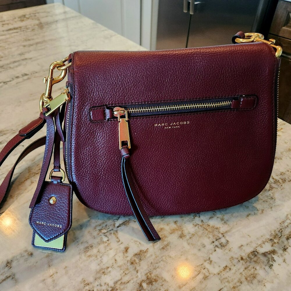 Marc Jacobs Burgundy crossbody